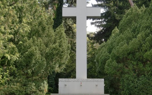 Ansicht der Kriegsgräberstätte Darmstadt - Waldfriedhof