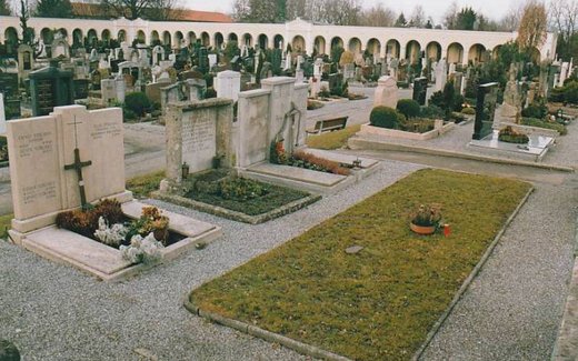 Ansicht der Kriegsgräberstätte Bad Aibling