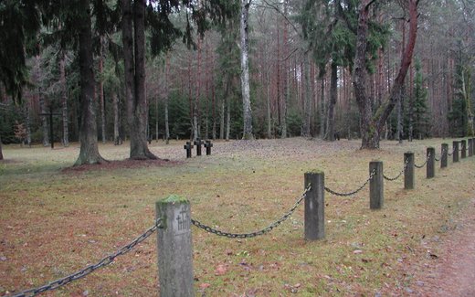Ansicht der Kriegsgräberstätte Beresowka