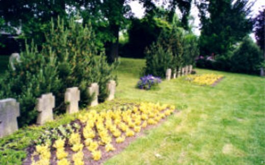 Ansicht der Kriegsgräberstätte Bielefeld-Stieghorst-Evangelischer Friedhof