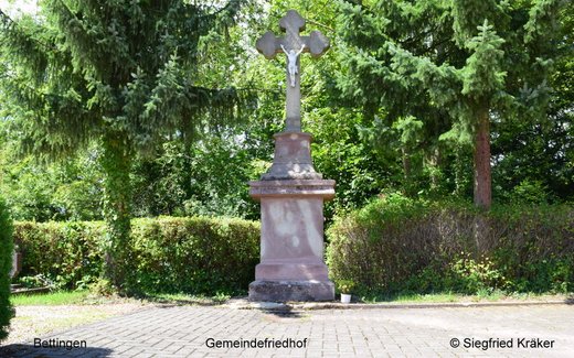 Ansicht der Kriegsgräberstätte Bettingen
