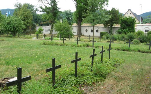 Ansicht der Kriegsgräberstätte Saalfeld/Saale, Hauptfriedhof
