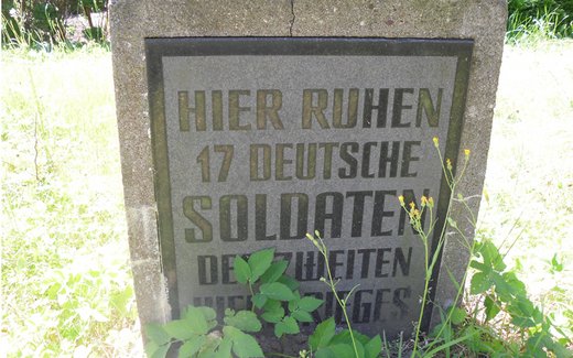 Ansicht der Kriegsgräberstätte Biesenthal