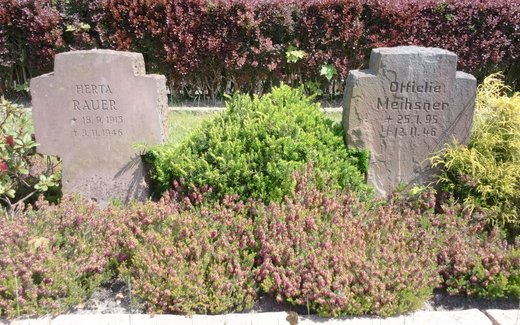 Ansicht der Kriegsgräberstätte Hage, Ev.-ref. Friedhof
