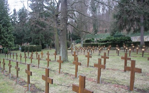 Ansicht der Kriegsgräberstätte Blankenburg, Ehrenfdh.