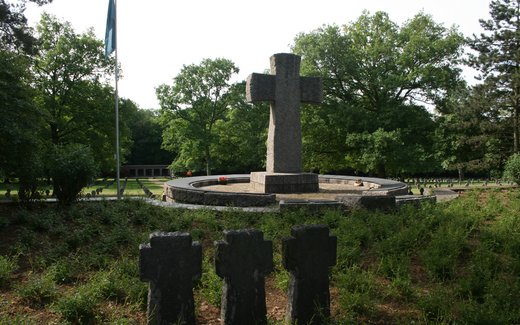 Ansicht der Kriegsgräberstätte Sandweiler