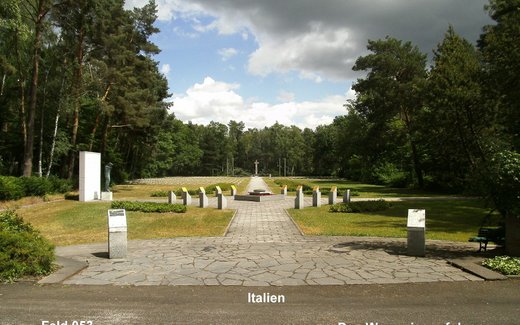 Ansicht der Kriegsgräberstätte Berlin-Zehlendorf, Waldfriedhof Zehlendorf II