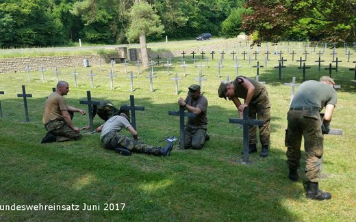 Ansicht der Kriegsgräberstätte Berru