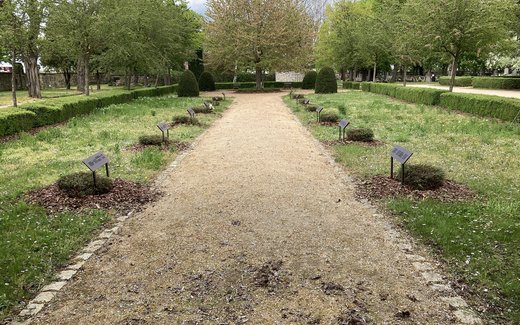 Ansicht der Kriegsgräberstätte Bernburg/Saale, Friedhof II Parkstraße