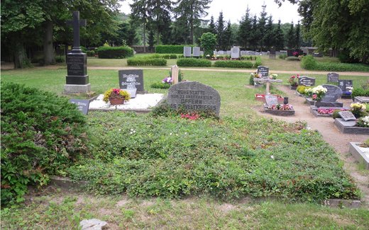 Ansicht der Kriegsgräberstätte Boitzenburg
