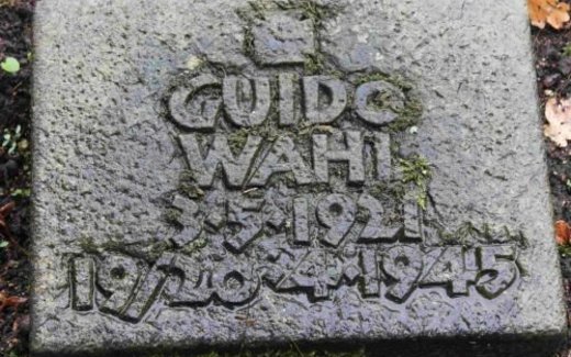 Ansicht der Kriegsgräberstätte Bleckede - Barskamp, Ev.- luth. Friedhof