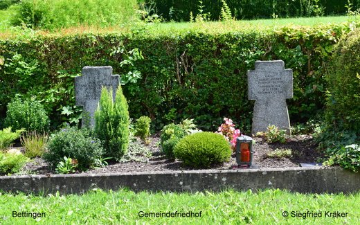 Ansicht der Kriegsgräberstätte Bettingen