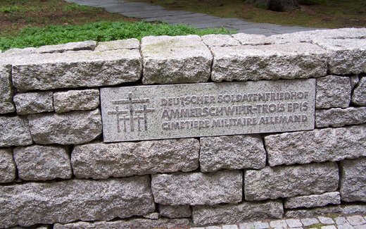 Ansicht der Kriegsgräberstätte Ammerschwihr