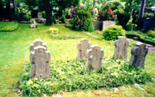 Ansicht der Kriegsgräberstätte Bielefeld-Sudbrack-Gemeindefriedhof