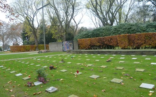 Ansicht der Kriegsgräberstätte Bochum-Hauptfriedhof