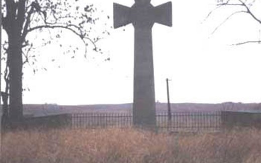 Ansicht der Kriegsgräberstätte Bobern / Bobry