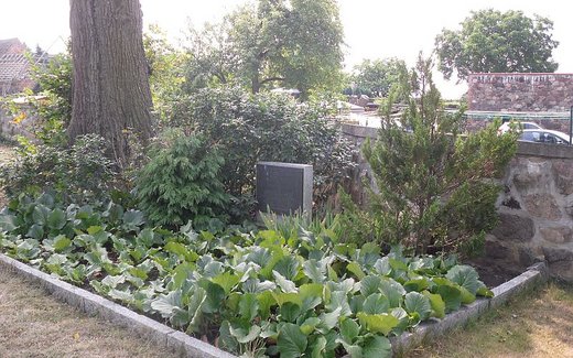Ansicht der Kriegsgräberstätte Bollersdorf, Gemeindefriedhof
