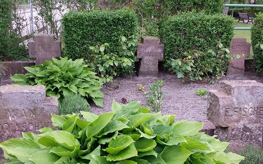Ansicht der Kriegsgräberstätte Borkum, Ev.- ref. Friedhof