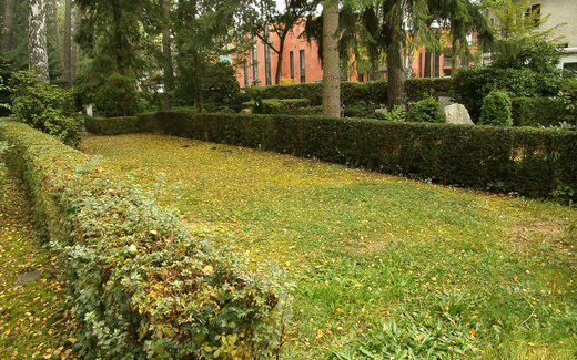 Ansicht der Kriegsgräberstätte Berlin-Zehlendorf, Friedhof Nikolassee