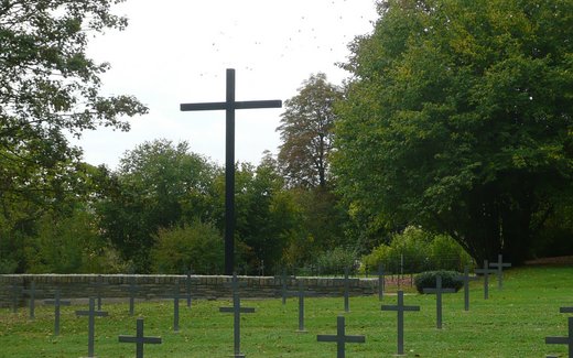 Ansicht der Kriegsgräberstätte Azannes I
