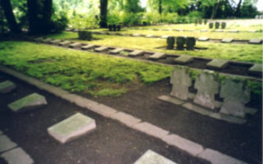 Ansicht der Kriegsgräberstätte Bielefeld-Bethel-Neuer Friedhof