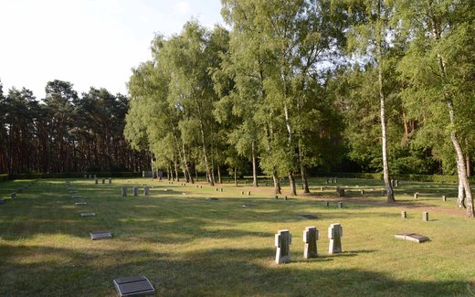 Ansicht der Kriegsgräberstätte Saalow