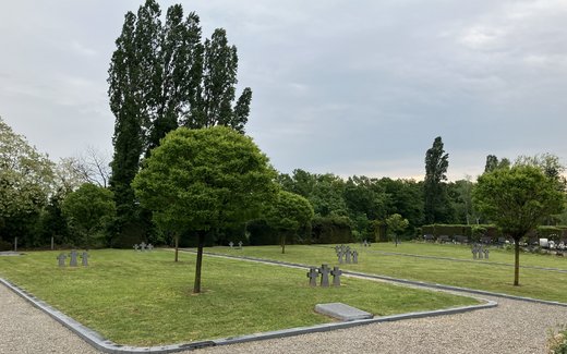 Ansicht der Kriegsgräberstätte Zagreb-Mirogoj