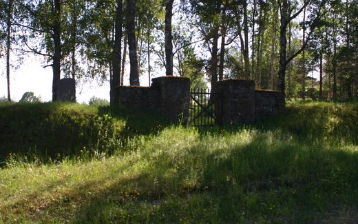 Ansicht der Kriegsgräberstätte Baldone/Kakaul