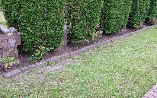 Ansicht der Kriegsgräberstätte Borkum, Ev.- ref. Friedhof