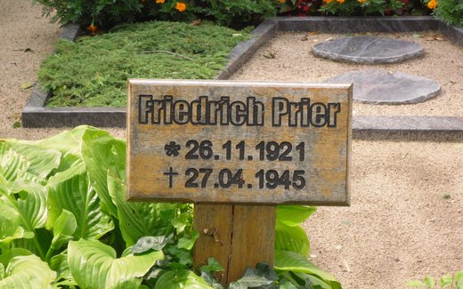 Ansicht der Kriegsgräberstätte Bertikow