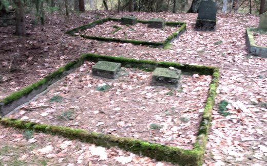 Ansicht der Kriegsgräberstätte Bleckede, Jüdischer Friedhof