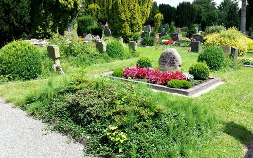 Ansicht der Kriegsgräberstätte Berne, Ev.-  luth. Friedhof
