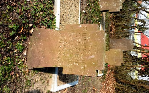 Ansicht der Kriegsgräberstätte Bleckede, Ev.- luth. Friedhof