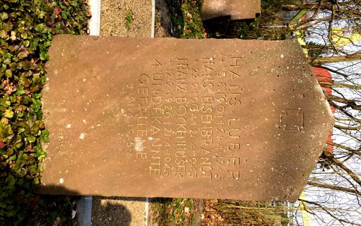 Ansicht der Kriegsgräberstätte Bleckede, Ev.- luth. Friedhof