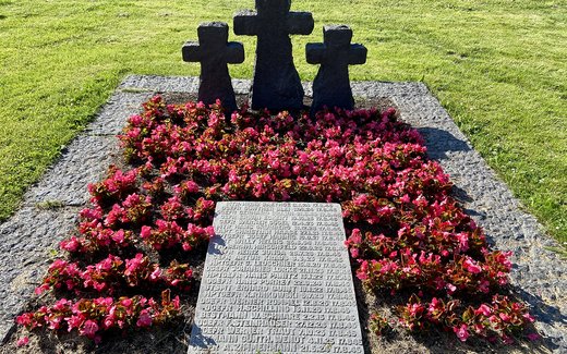 Ansicht der Kriegsgräberstätte Oslo-Alfaset