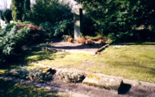 Ansicht der Kriegsgräberstätte Bergkamen-Mitte-Kommunalfriedhof Mitte