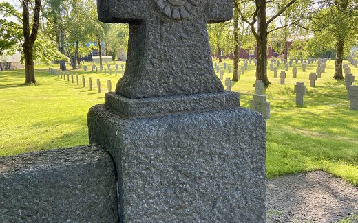 Ansicht der Kriegsgräberstätte Oslo-Alfaset