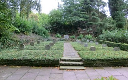 Ansicht der Kriegsgräberstätte Bad Oeynhausen-Wittekindshof-Kriegsgräberstätte