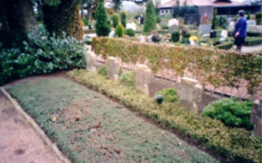 Ansicht der Kriegsgräberstätte Bocholt-Spork-katholischer Friedhof