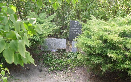 Ansicht der Kriegsgräberstätte Altlewin