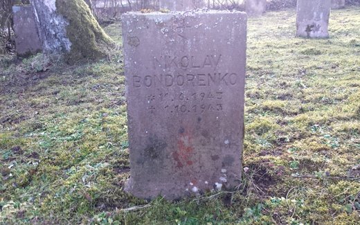 Ansicht der Kriegsgräberstätte Bad Lauterberg, Bergfriedhof