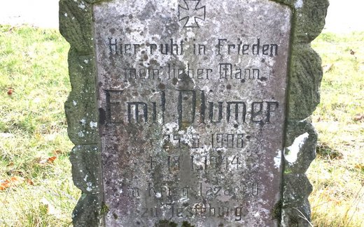 Ansicht der Kriegsgräberstätte Bleckede, Ev.- luth. Friedhof