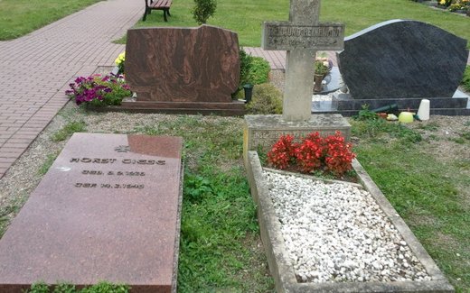Ansicht der Kriegsgräberstätte Bodenwerder, Stadtfriedhof