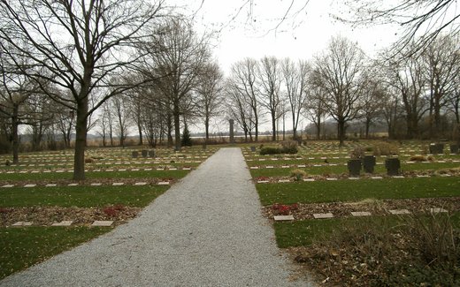 Ansicht der Kriegsgräberstätte Bensheim - Soldatenfriedhof