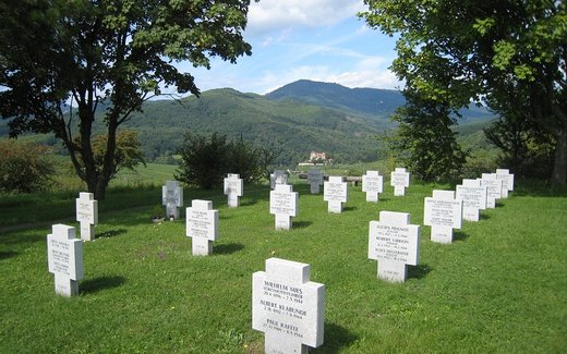 Ansicht der Kriegsgräberstätte Bergheim