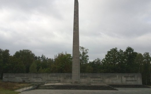 Ansicht der Kriegsgräberstätte Bergen - Belsen, KZ - Gedenkstätte