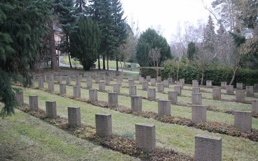 Ansicht der Kriegsgräberstätte Blankenburg, Ehrenfdh.