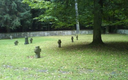Ansicht der Kriegsgräberstätte Beiershausen"Pfaffenwald", Waldfriedhof