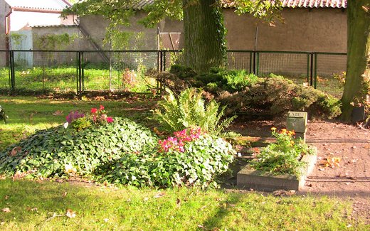 Ansicht der Kriegsgräberstätte Bleyen, Kommunalfriedhof