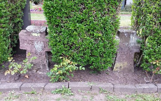 Ansicht der Kriegsgräberstätte Borkum, Ev.- ref. Friedhof